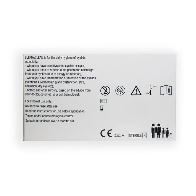 Blephaclean 40 Sterile Eyelid Wipes For Blepharitis by Blephaclean - Image 3